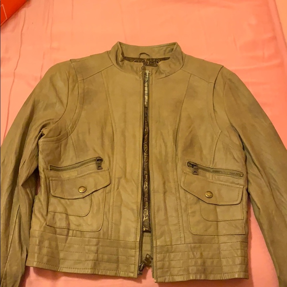Guess Leather Jacket - image 1
